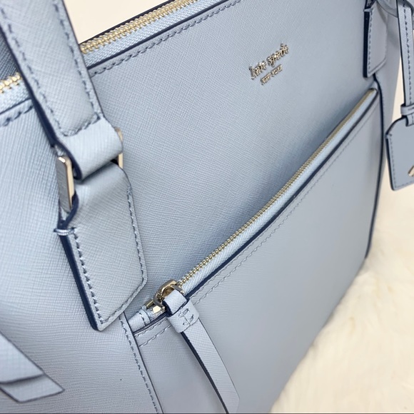 Kate Spade Cameron Pocket Tote Blue Dawn Bag - Picture 4 of 8